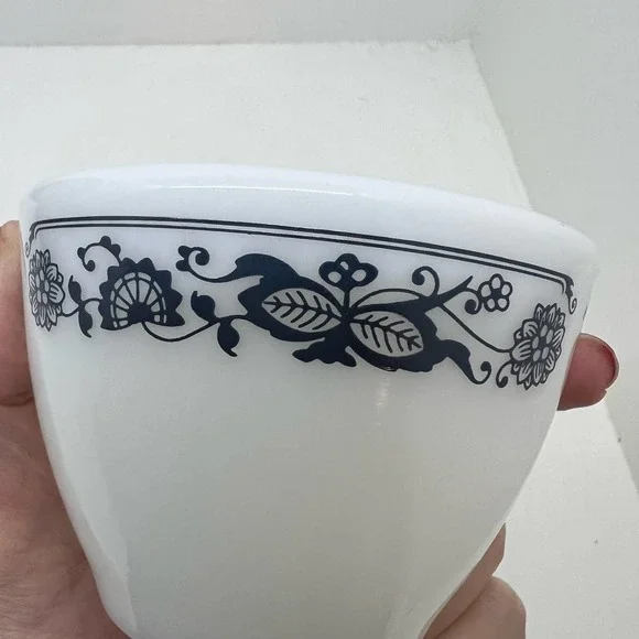 Vintage Pyrex Old Town Blue Onion open Creamer & Sugar Set Pyrex corning corelle - Picture 5 of 6